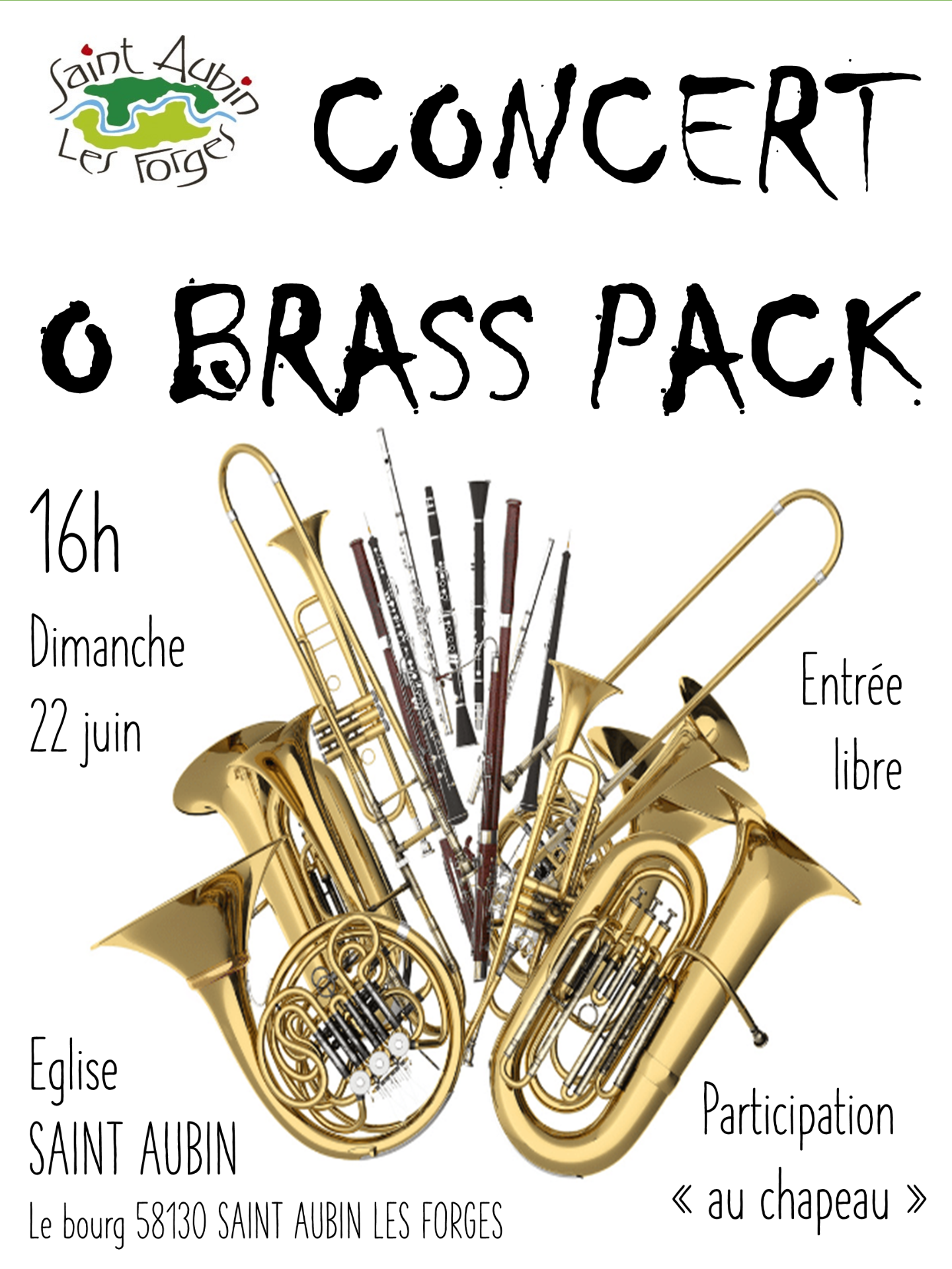 Affiche concert 22 juin