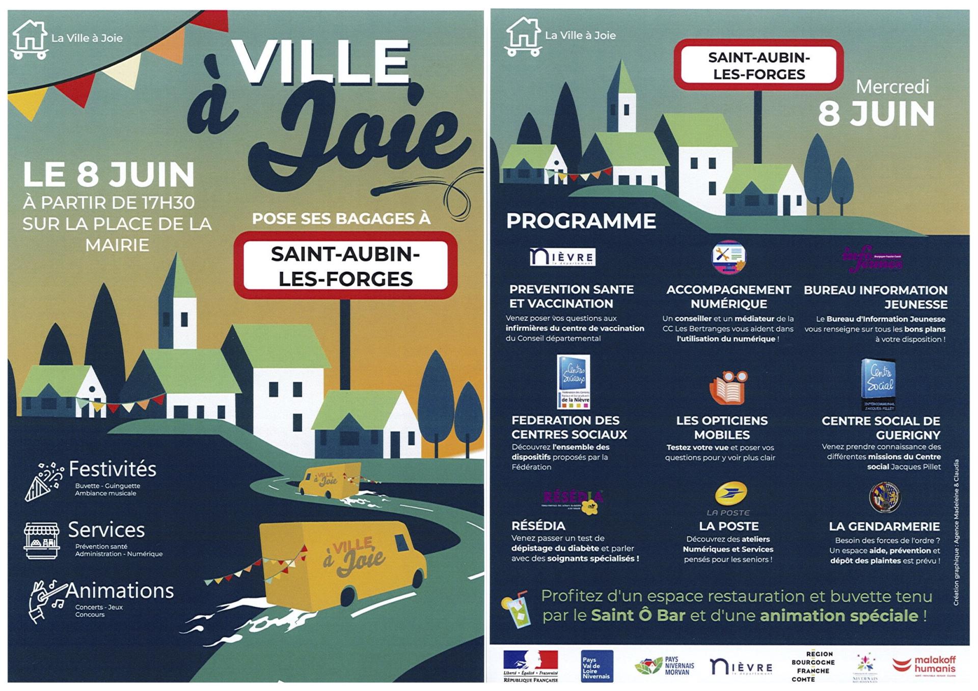 Affiche Villle à joie